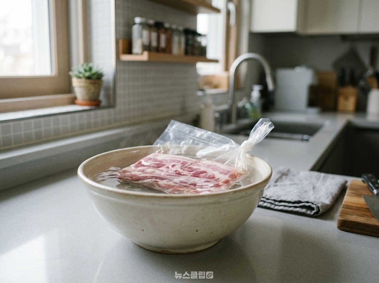 냉동 고기 해동 방법 / 사진=뉴스클립