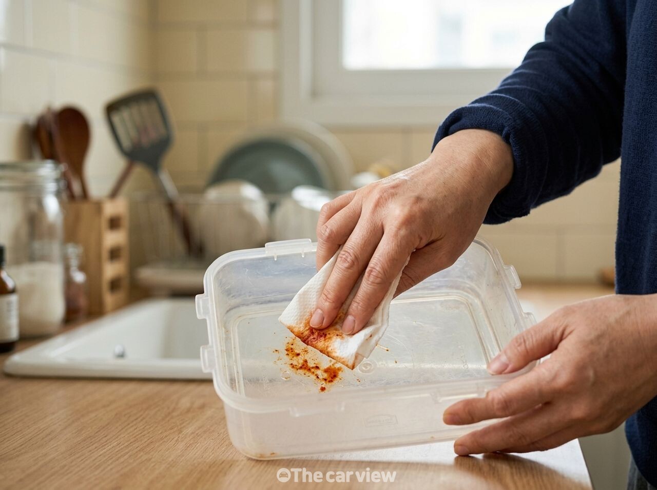 김치통 얼룩 제거 / 사진=더카뷰