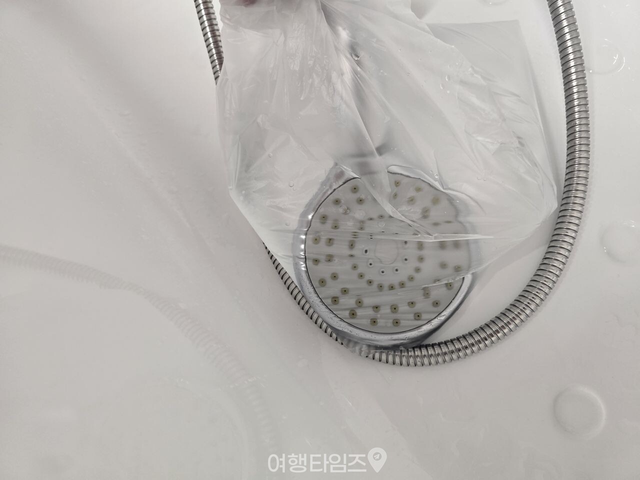 샤워기 헤드 청소 / 사진=여행타임즈