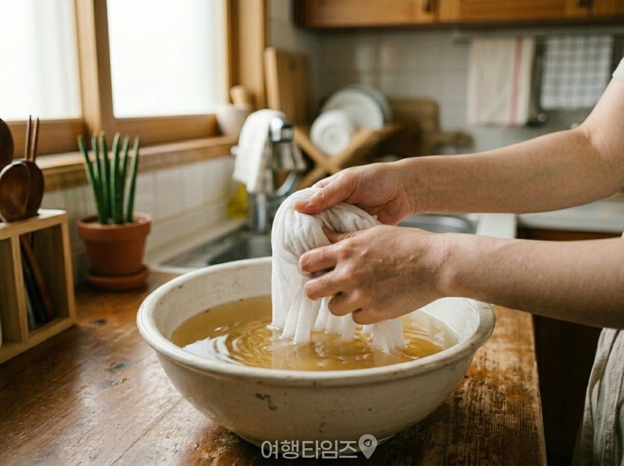 커피 얼룩 빨래 / 사진=여행타임즈