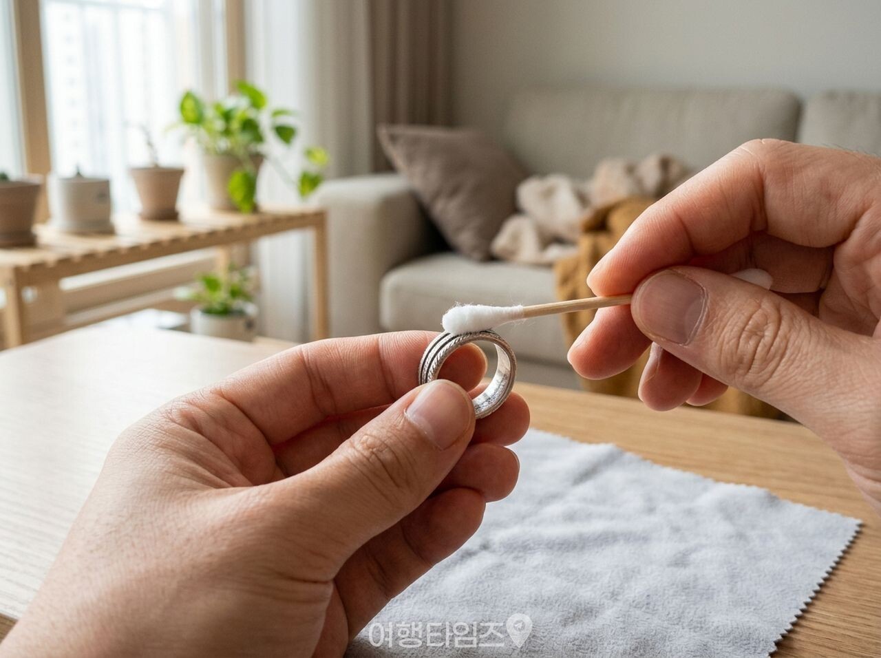 은 변색 청소 / 사진=여행타임즈
