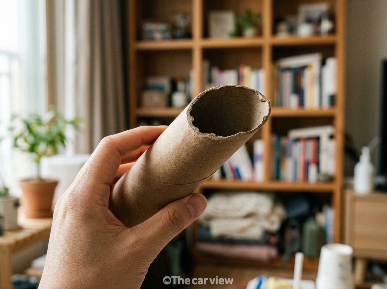휴지심 청소기 / 사진=더카뷰