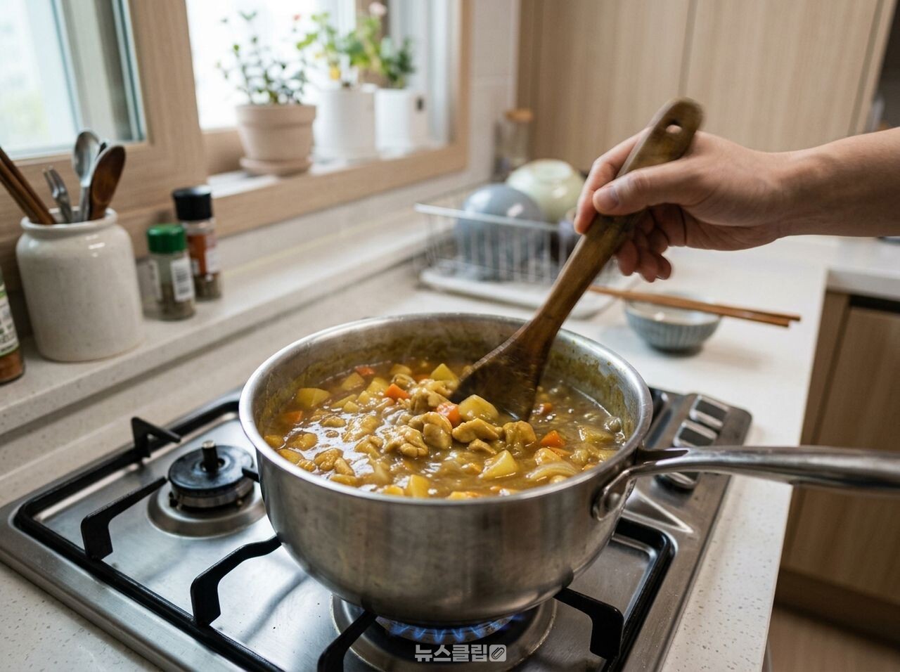 사과 카레 / 사진=뉴스클립