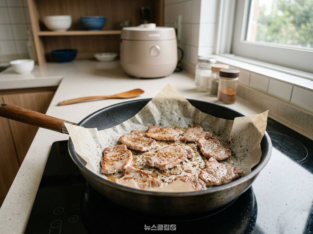 삼겹살 기름 안 튀게 굽기 / 사진=뉴스클립