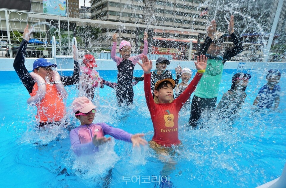 지난해 개장한 물놀이장 ⓒ투어코리아