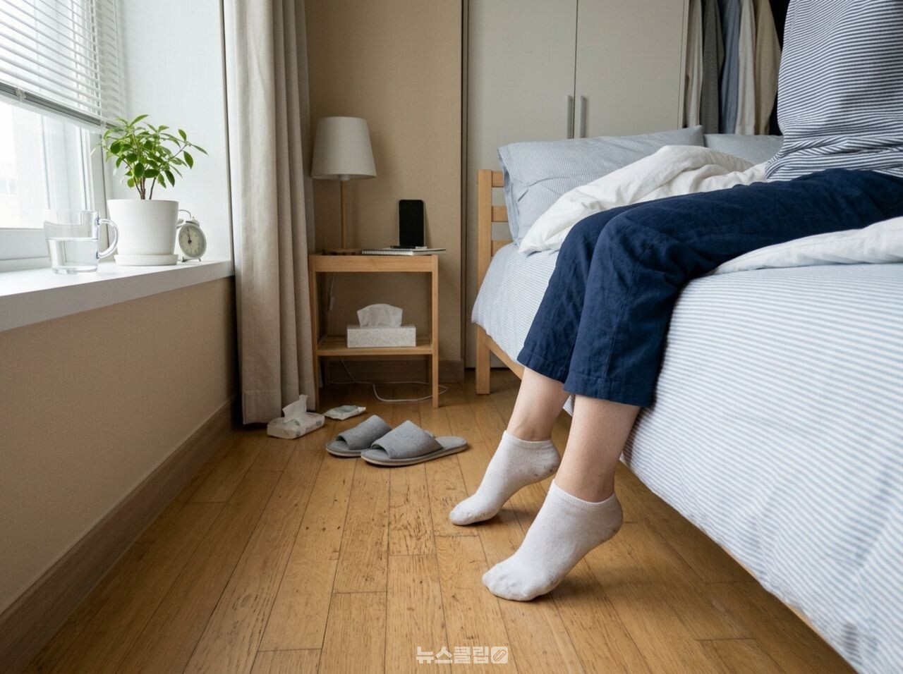 뒤꿈치 들기 운동 / 기사 이해를 돕기 위한 Ai 이미지