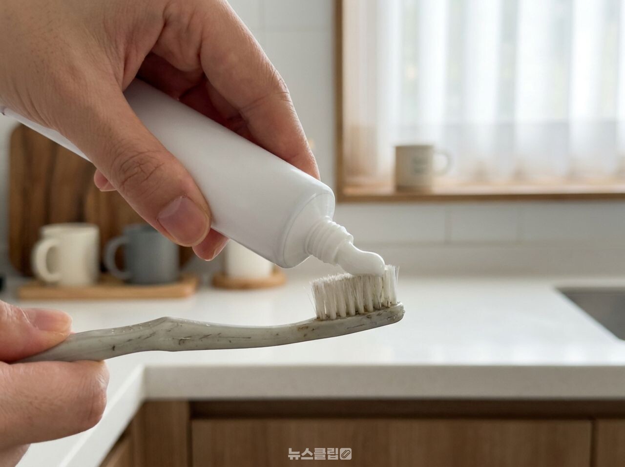 컵 커피 얼룩 / 기사 이해를 돕기 위한 Ai 이미지
