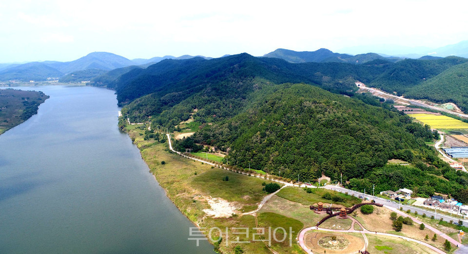 남지개비리길 전경