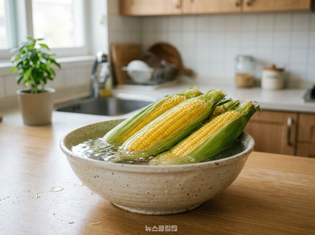 옥수수 삶기 / 기사 이해를 돕기 위한 AI 이미지