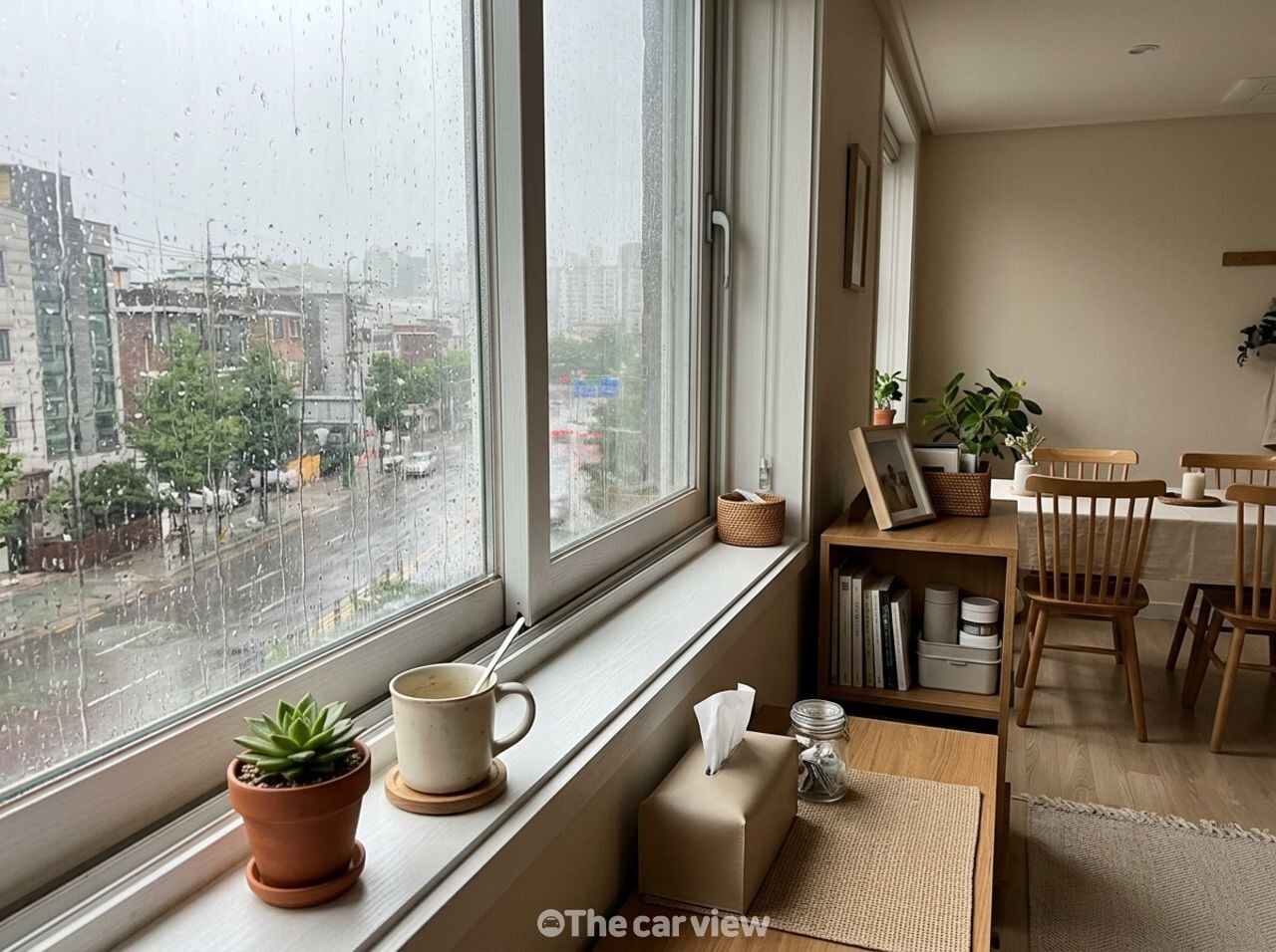 비 오는 날 하수구 냄새 / 기사 이해를 돕기 위한 AI 이미지