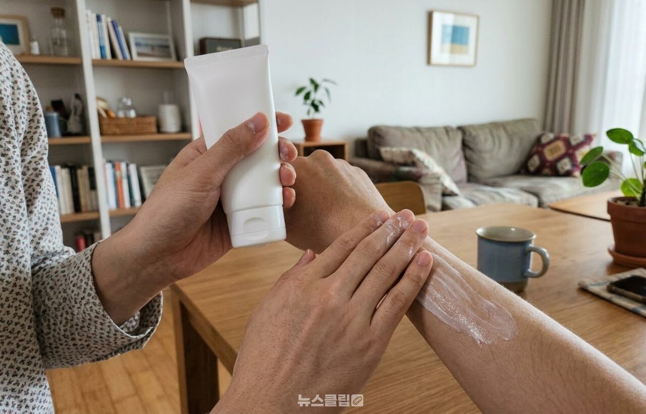 선크림 지우기 / 기사 이해를 돕기 위한 AI 이미지