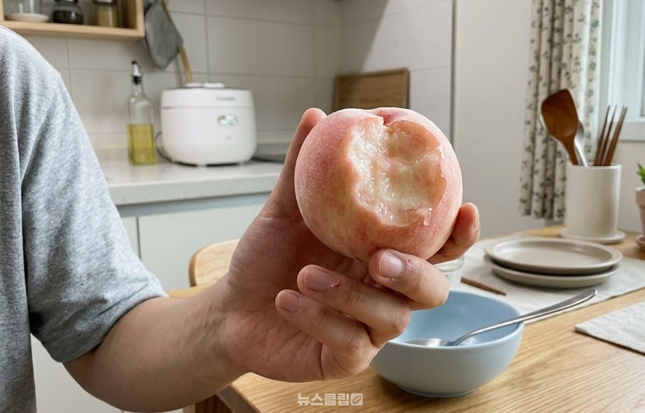 복숭아 백도 황도 / 기사 이해를 돕기 위한 AI 이미지