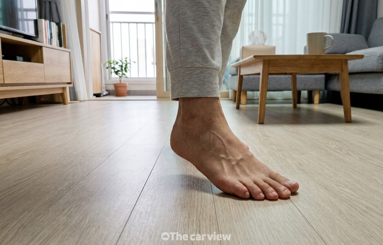 여름철 바닥 끈적임 / 기사 이해를 돕기 위한 AI 이미지