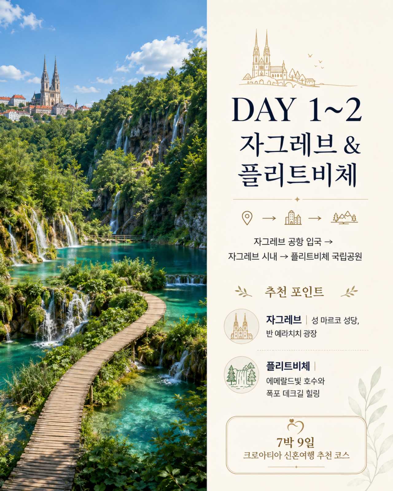 자그레브 & 플리트비체 시작 / 인포매틱스뷰