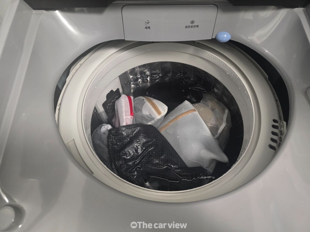세탁기 물 온도 / 더카뷰
