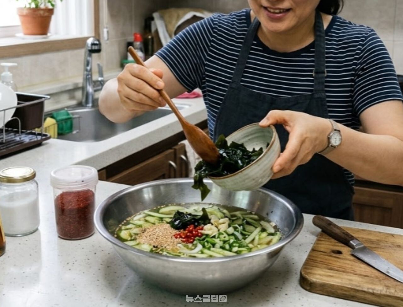 오이냉국 / 기사 이해를 돕기 위한 AI 이미지