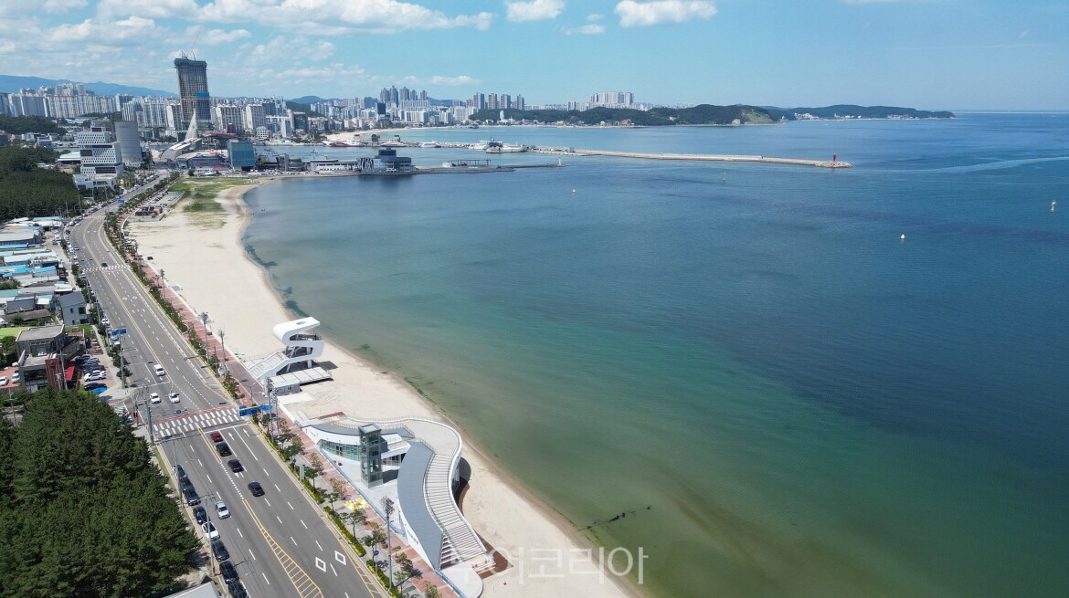 송도해수욕장 전경/사진-포항시
