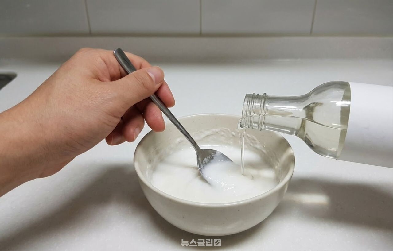 밀가루 싱크대 청소 / 기사 이해를 돕기 위한 AI 이미지