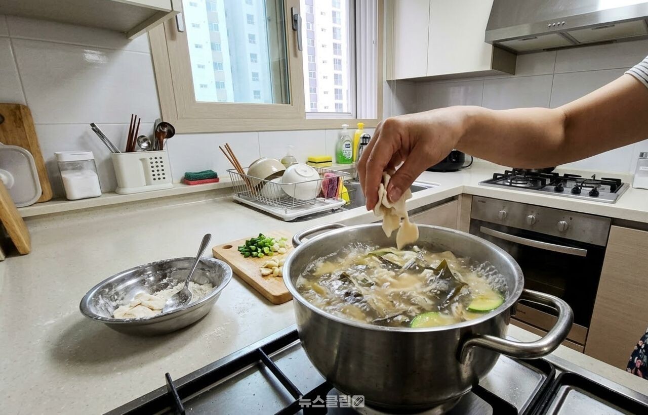 수제비 / 기사 이해를 돕기 위한 AI 이미지