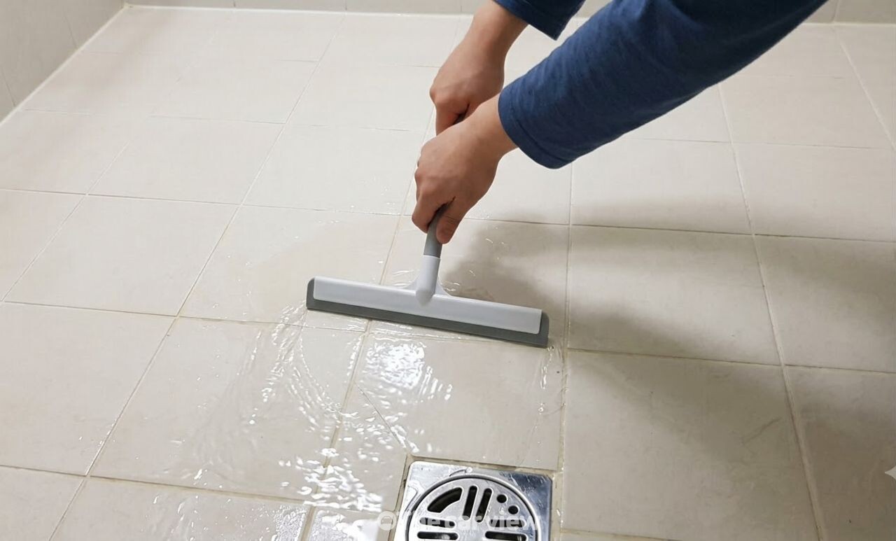 욕실 분홍 물때 청소 / 기사 이해를 돕기 위한 AI 이미지