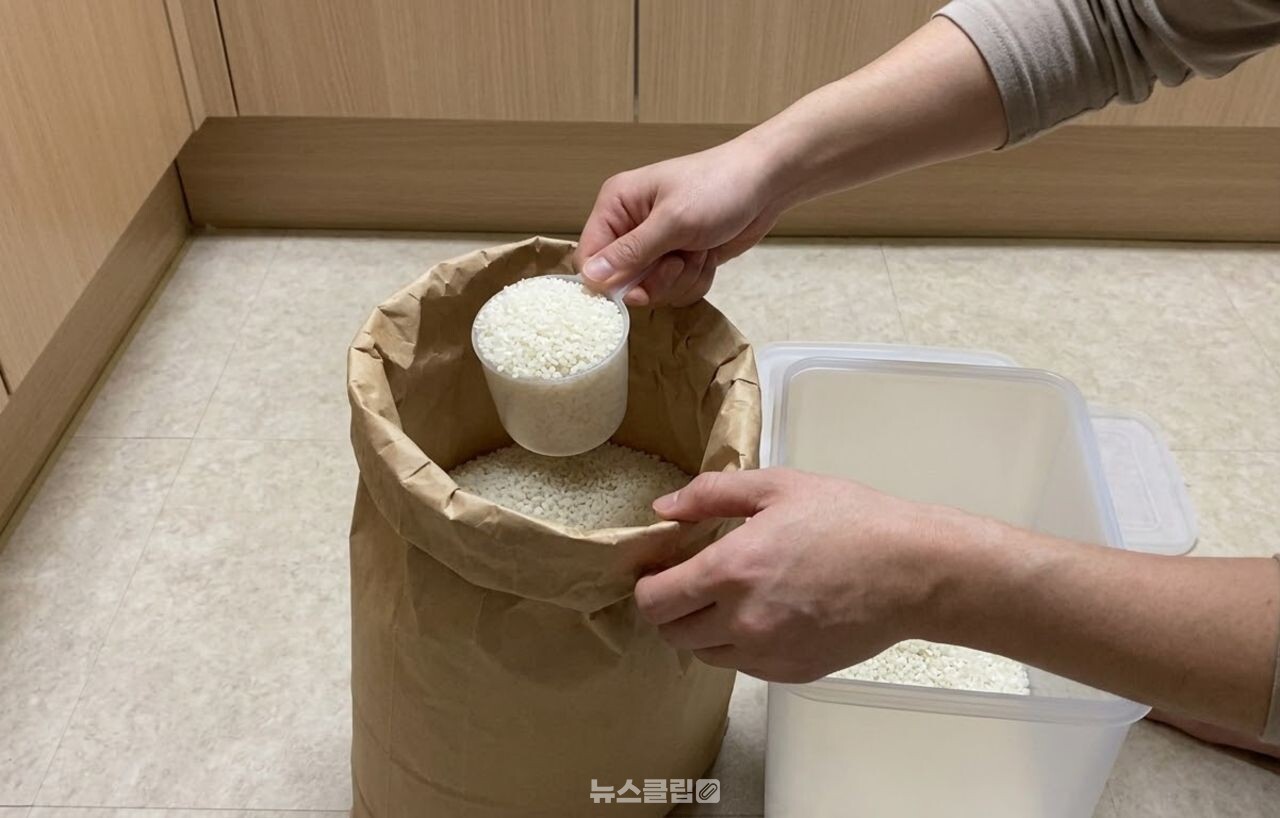 쌀 보관 / 기사 이해를 돕기 위한 AI 이미지