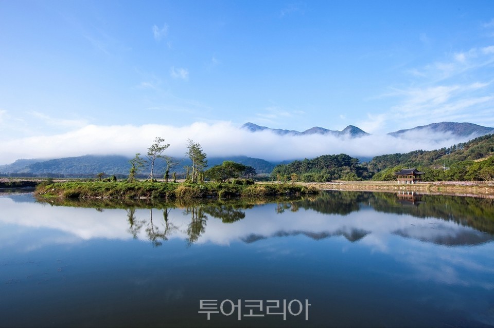 하동 동정호 운해 / 사진-하동군
