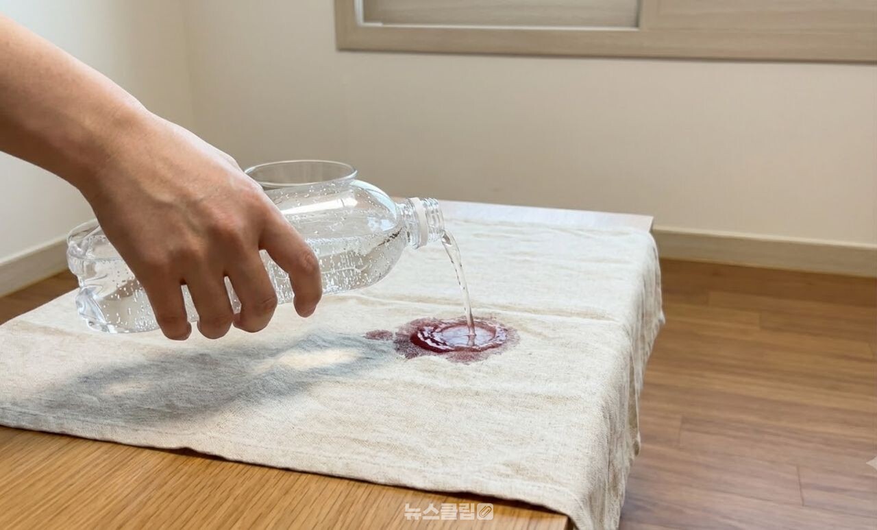 레드와인 얼룩 제거 / 기사 이해를 돕기 위한 AI 이미지