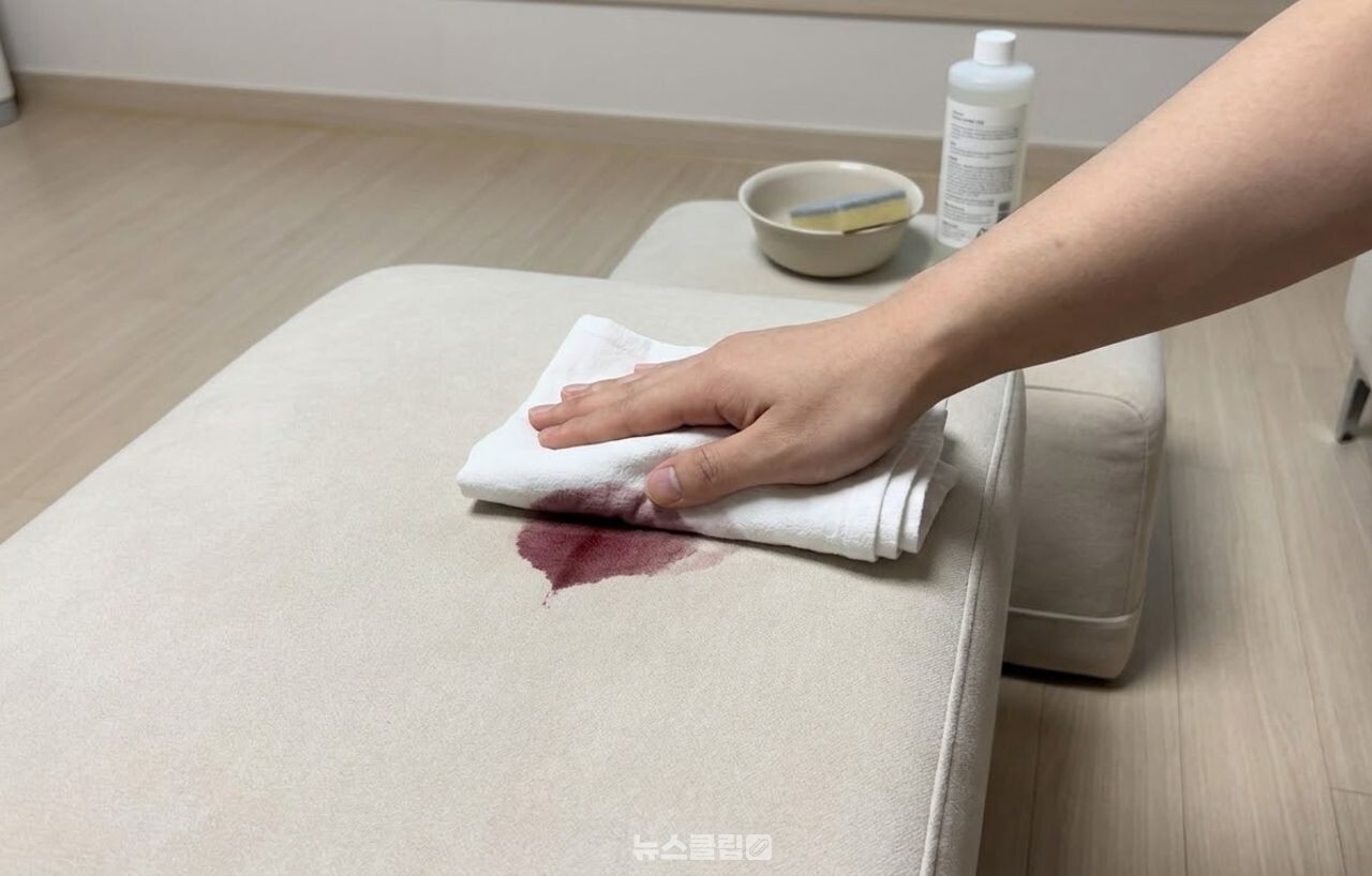 레드와인 얼룩 제거 / 기사 이해를 돕기 위한 AI 이미지