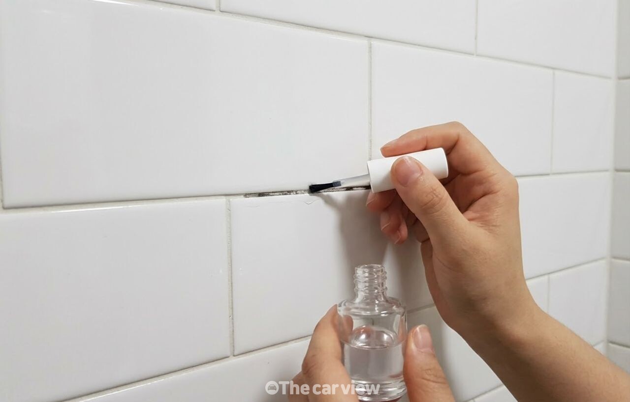 화장실 줄눈 매니큐어 / 기사 이해를 돕기 위한 AI 이미지