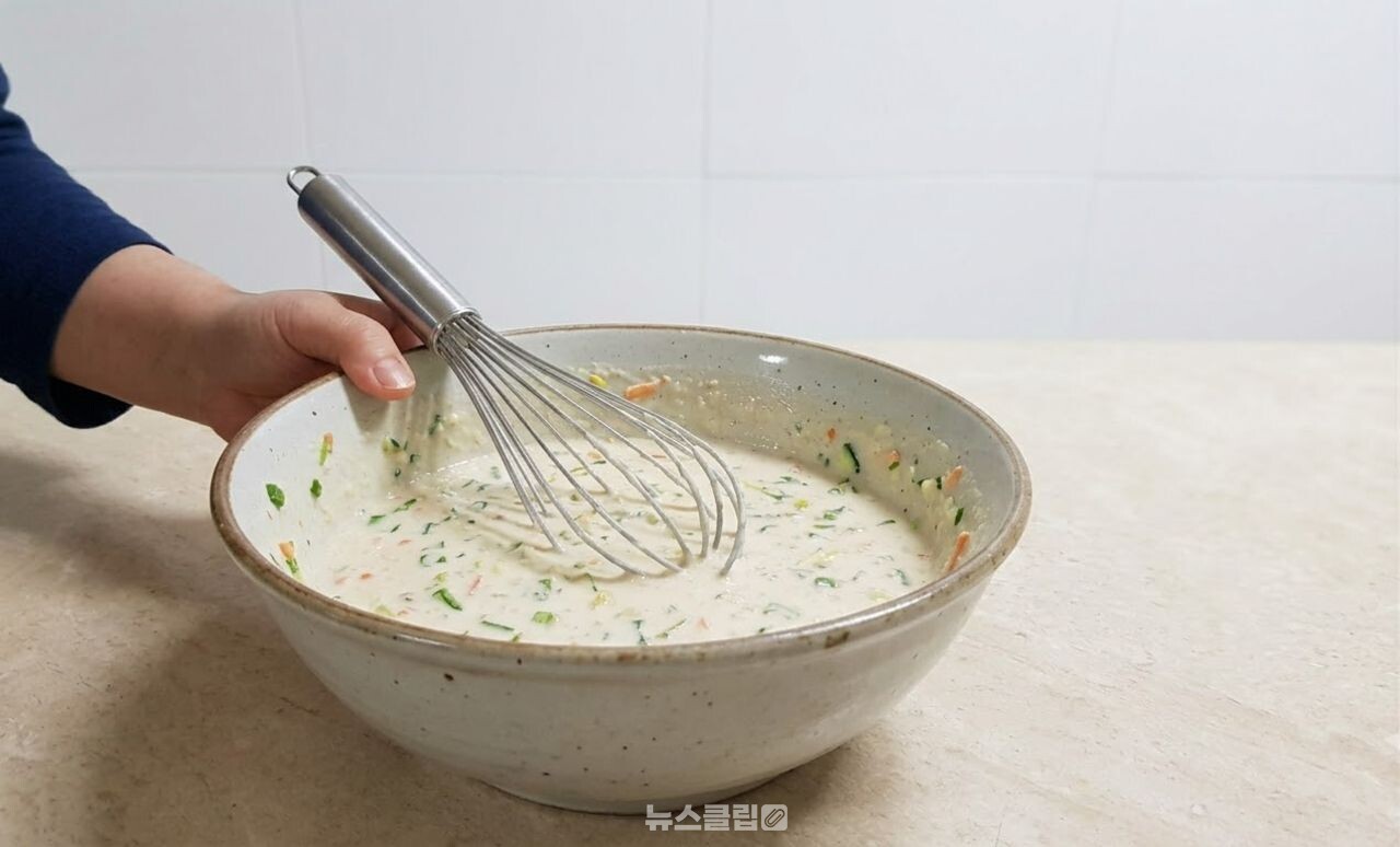 부침개 마요네즈 반죽 / 기사 이해를 돕기 위한 AI 이미지