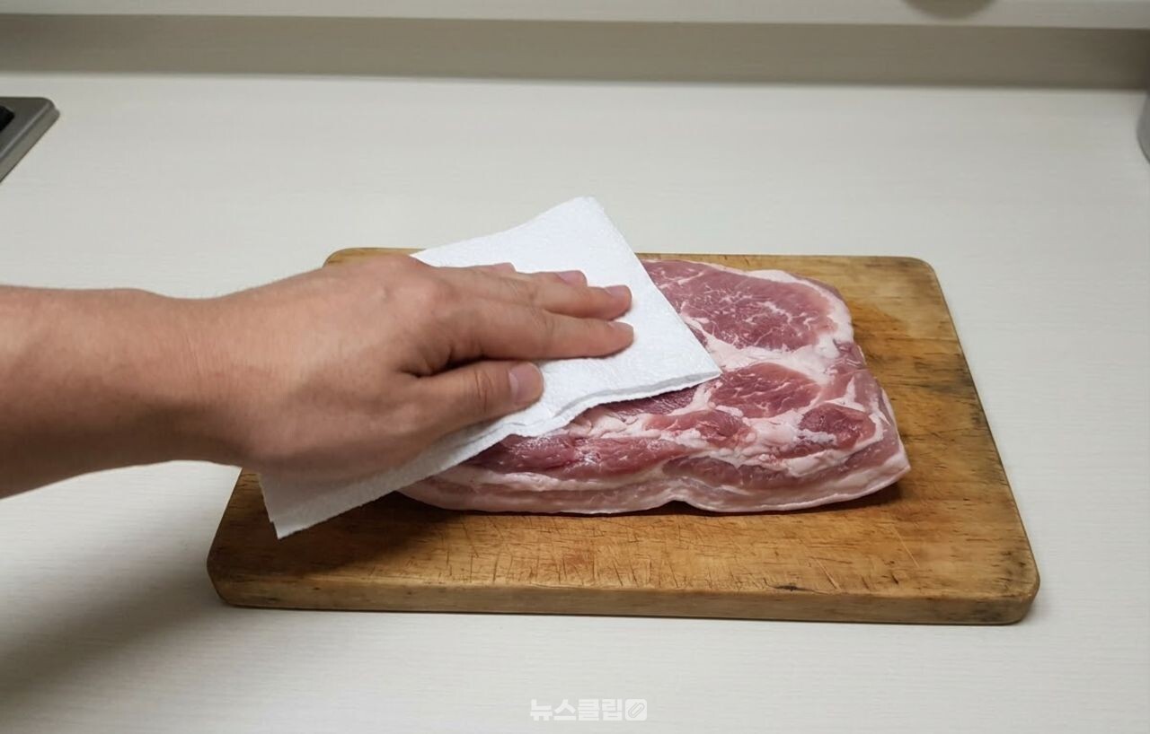 냉동 고기 해동 / 기사 이해를 돕기 위한 AI 이미지