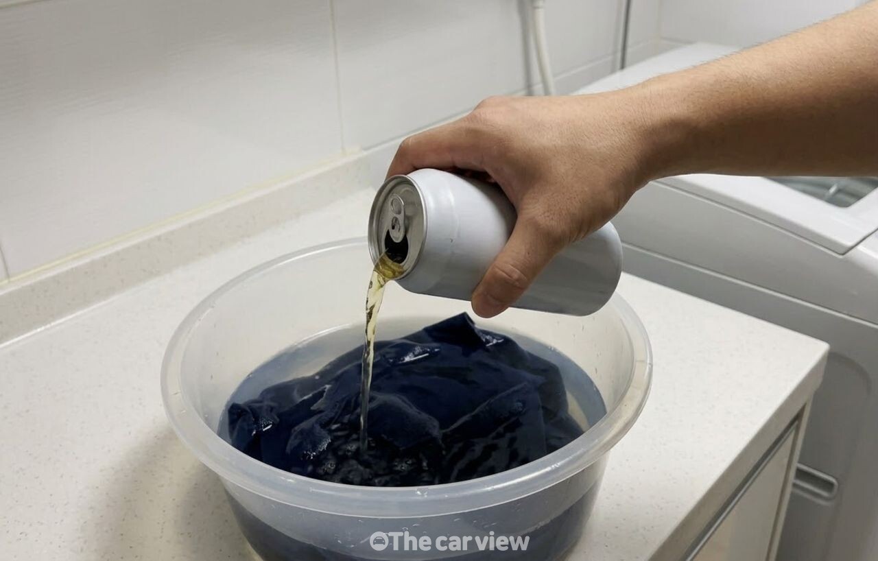 색 바랜 검은 옷 맥주로 되돌리기 / 기사 이해를 돕기 위한 AI 이미지