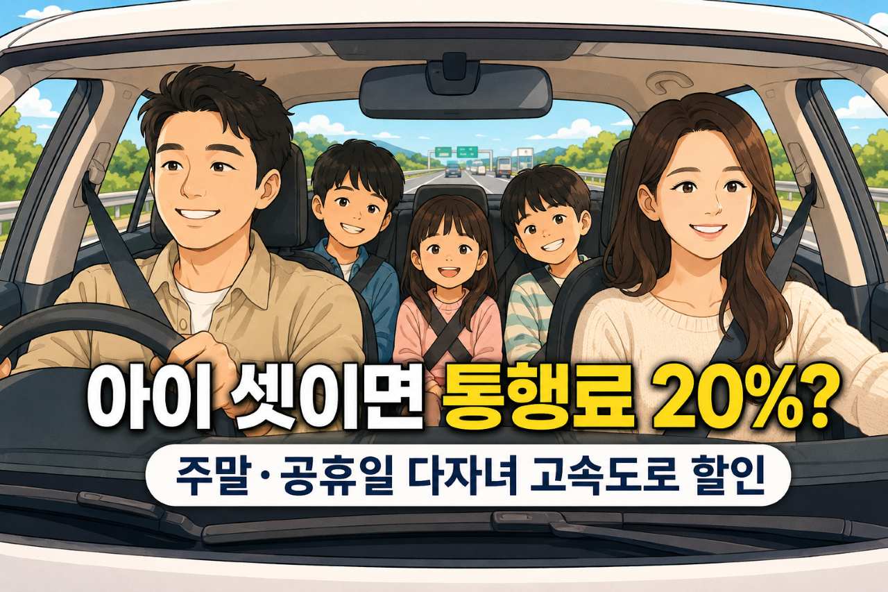 다자녀 고속도로 할인 혜택 정리 / ⓒ인포매틱스뷰
