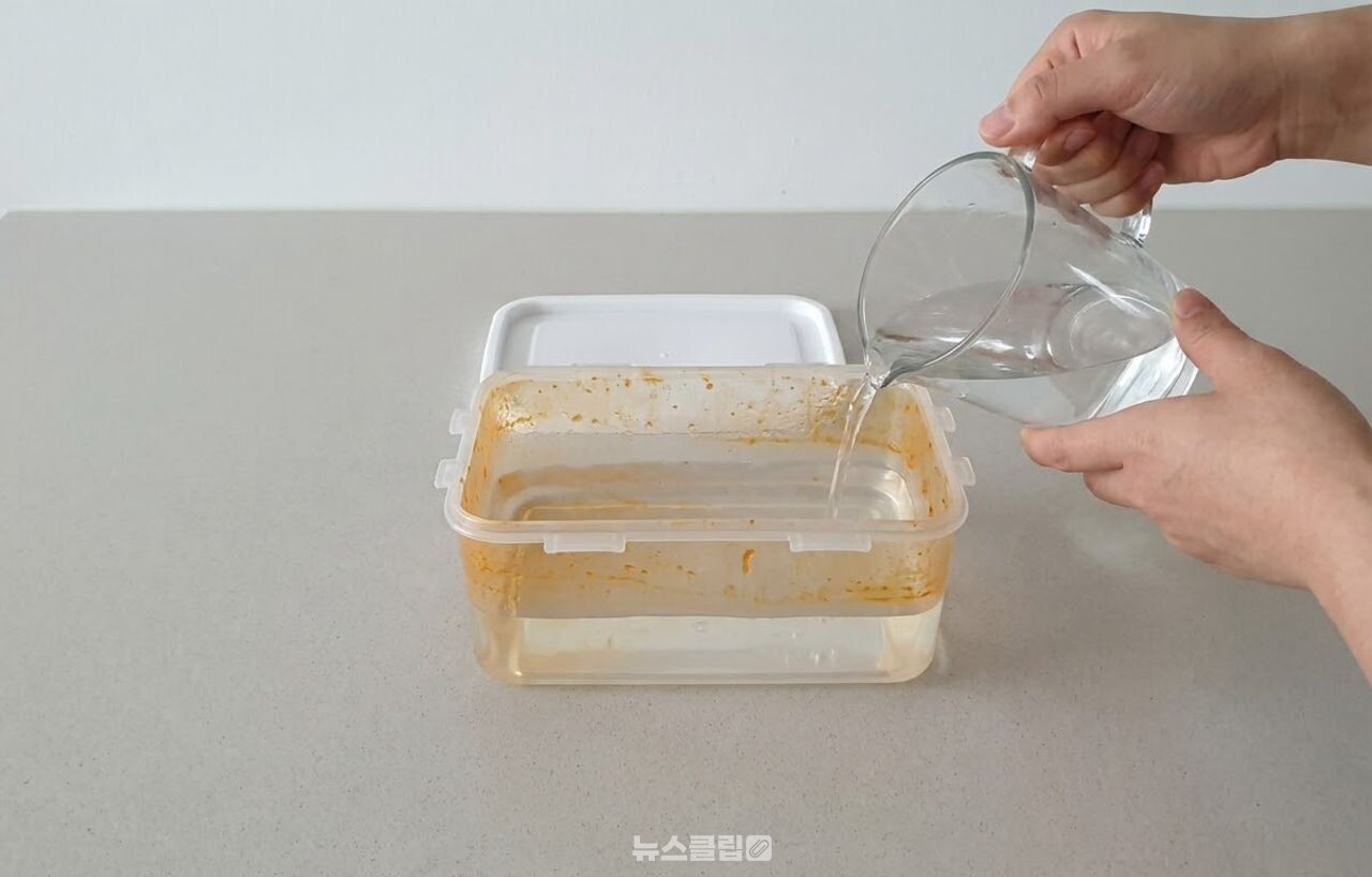 밀폐용기 키친타올 설거지 / 기사 이해를 돕기 위한 AI 이미지