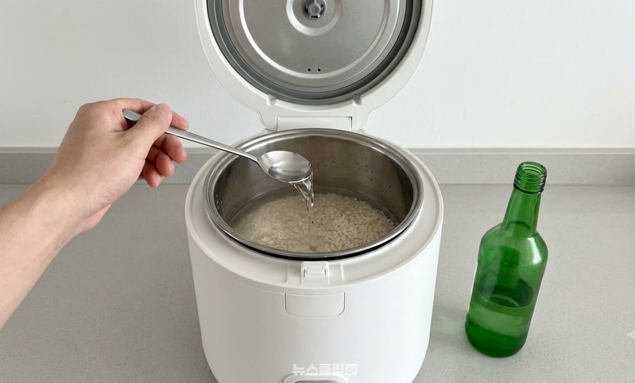 묵은 쌀 소주로 밥 짓기 / 기사 이해를 돕기 위한 AI 이미지