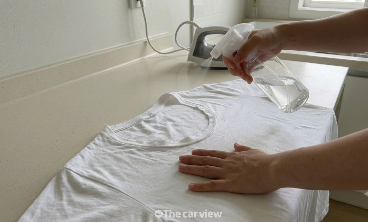목 늘어난 티셔츠 되돌리기 / 기사 이해를 돕기 위한 AI 이미지