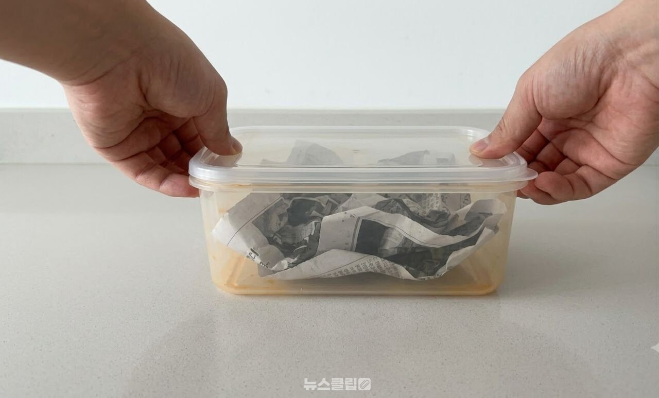 반찬통 신문지 냄새 제거 / 기사 이해를 돕기 위한 AI 이미지