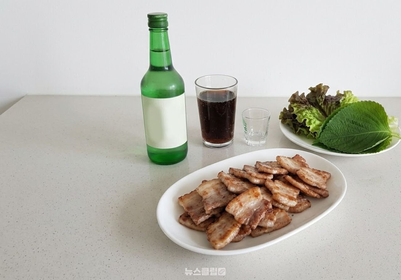 삼겹살 음식 궁합 / 기사 이해를 돕기 위한 AI 이미지