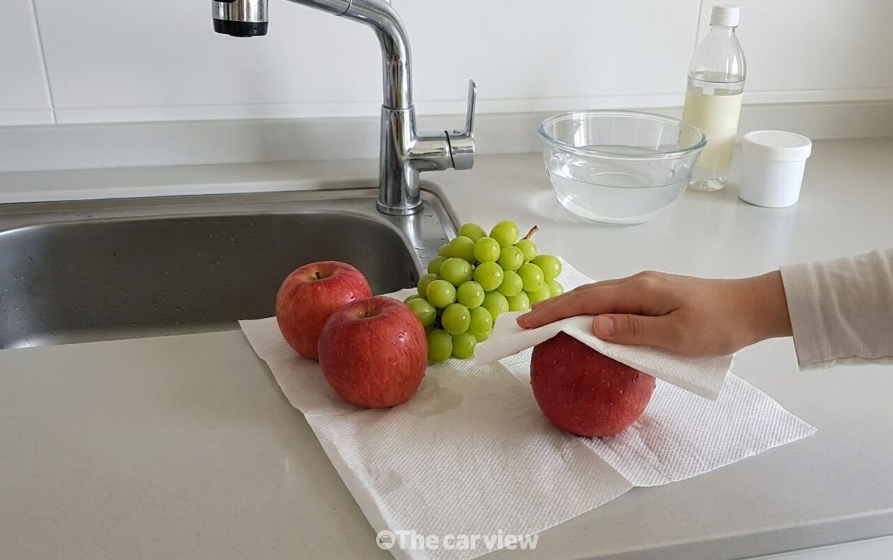 과일 씻는 방법 / 기사 이해를 돕기 위한 AI 이미지