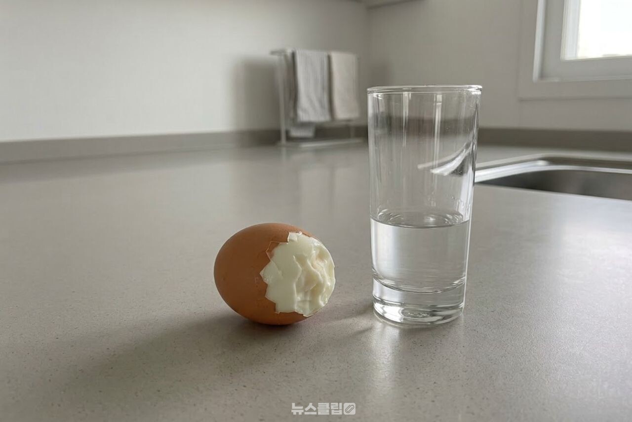 삶은 계란 껍질 까는 방법 / 기사 이해를 돕기 위한 AI 이미지