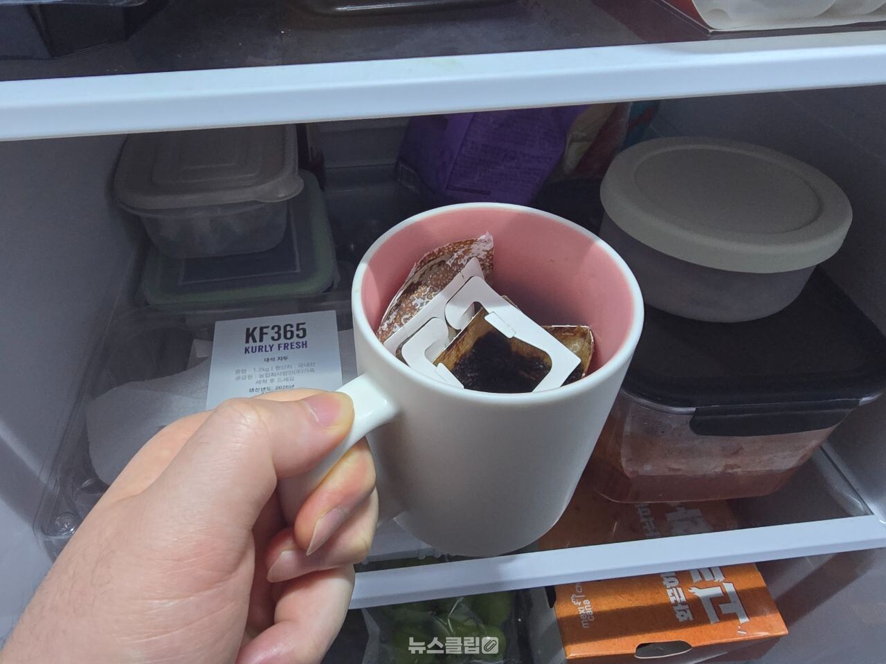 냉장고 냄새 커피 찌꺼기 / 뉴스클립