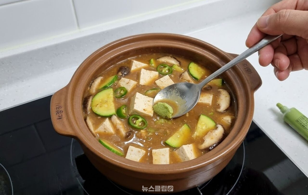 고추냉이 된장찌개 / 기사 이해를 돕기 위한 AI 이미지