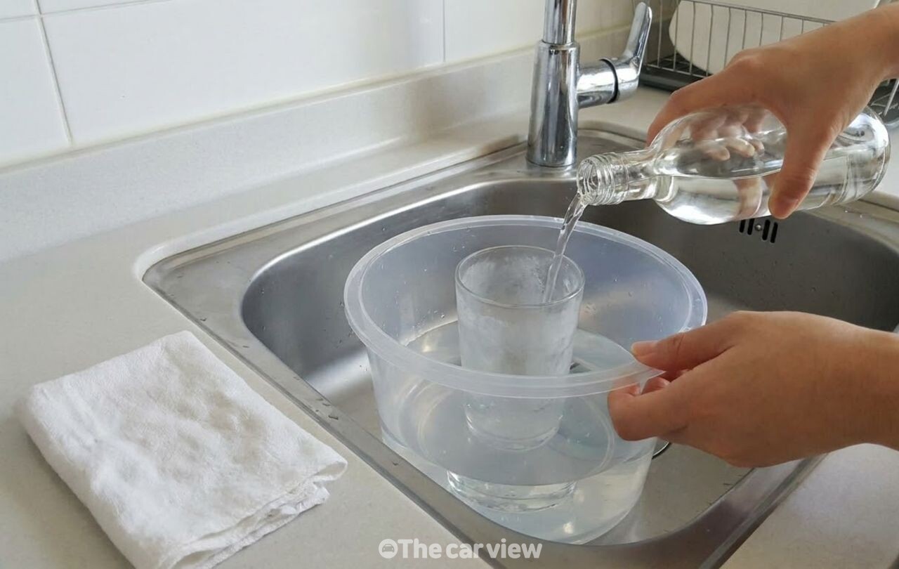 유리 물컵 물때 설거지 / 기사 이해를 돕기 위한 AI 이미지