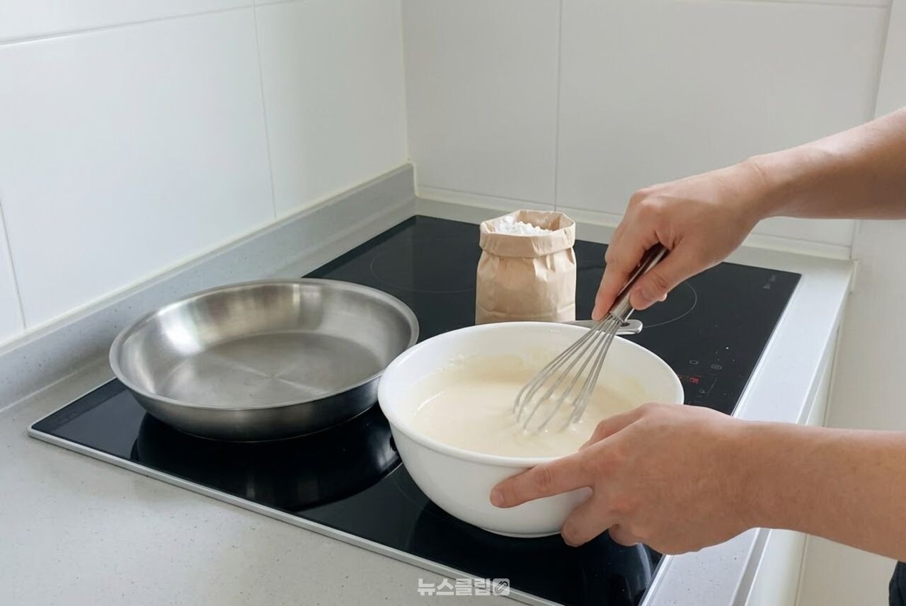 바삭한 부침개 / 기사 이해를 돕기 위한 AI 이미지