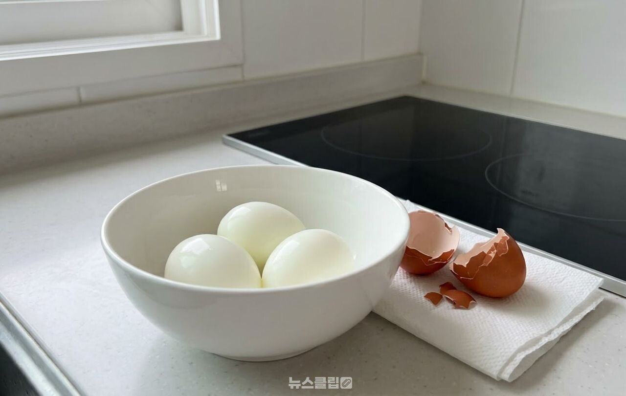 삶은 계란 / 기사 이해를 돕기 위한 AI 이미지