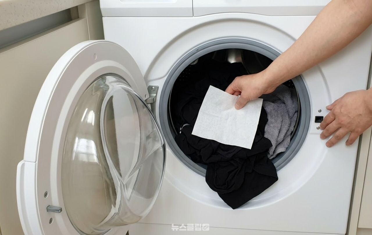 세탁기 물티슈 / 기사 이해를 돕기 위한 AI 이미지