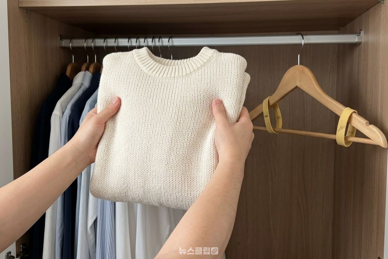 고무장갑 옷걸이 재활용 / 기사 이해를 돕기 위한 AI 이미지