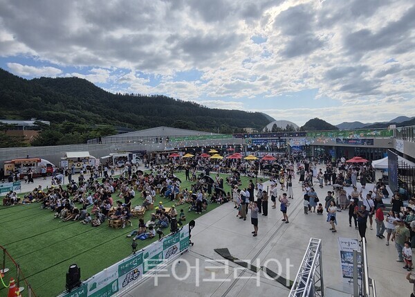 전북 무주 태권도원에서 개최하는 체류형 관광 상품 ‘태권스테이’에 참가하고 있다.