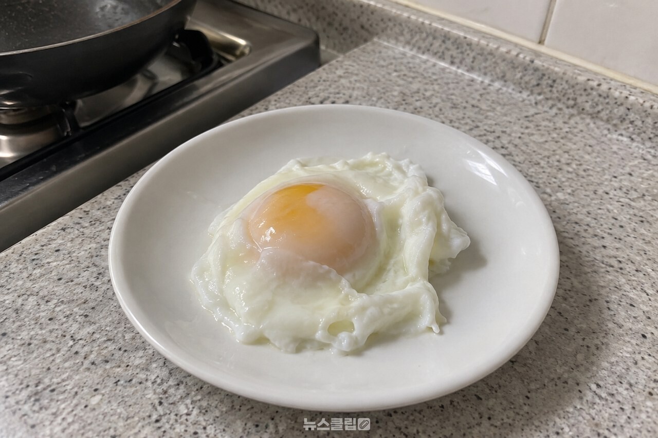 접시에 담은 부드럽게 익힌 계란 / 기사 이해를 돕기 위한 생성형 이미지