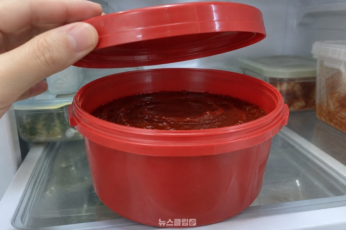뚜껑을 열었을 때 장 표면 위로 남는 공기층 / 기사 이해를 돕기 위한 생성형 이미지